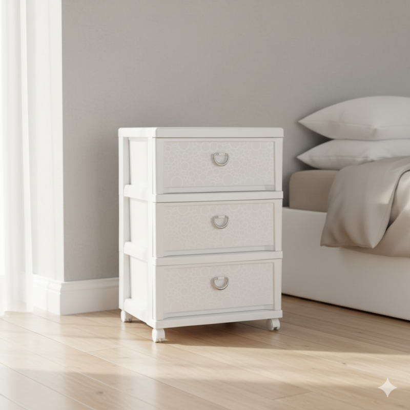 EleganTower Multi-Tier Storage Organizer – Stackable Home & Office Solution | Adornia.pk