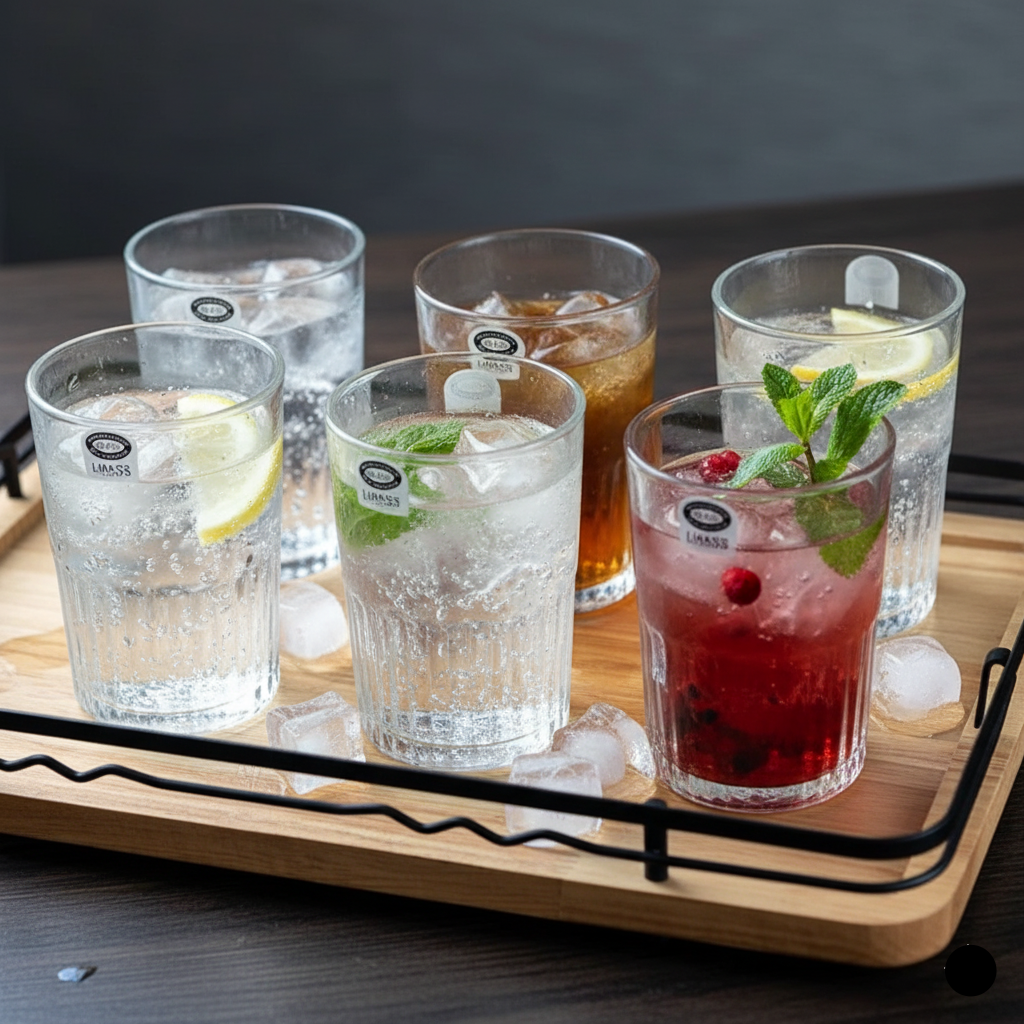 6-Pcs Luxe Glass Set (2216) by Limon