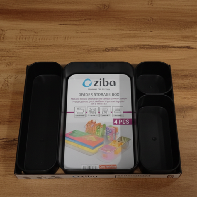 FlexiDivide 4-Piece Organizer Set (37125) by Ziba