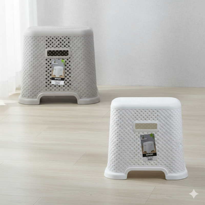 StyleWeave Multi-Functional Stool – Durable Seating & Home Organizer | Adornia.pk