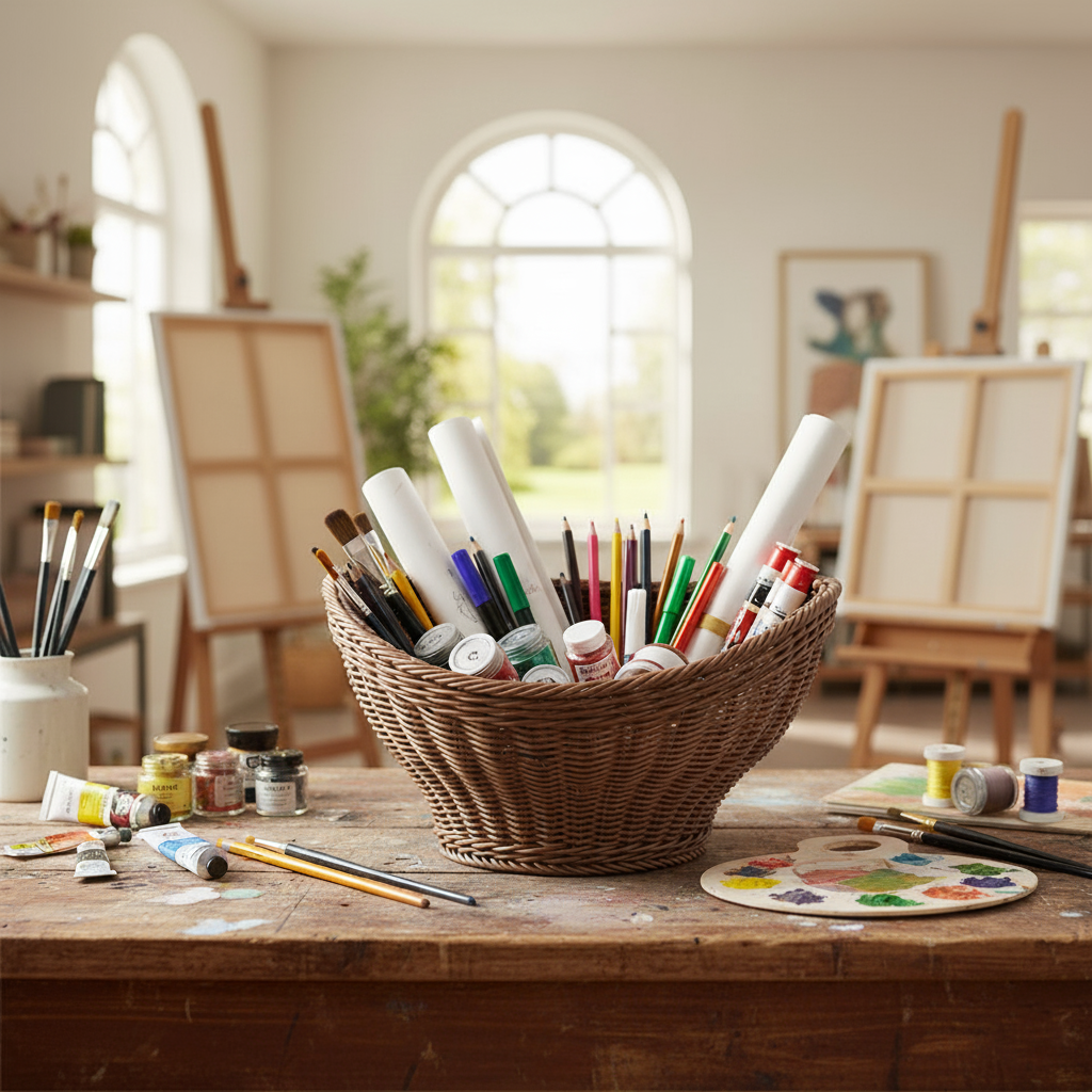 Handmade Oval Basket (51052) by Ziba