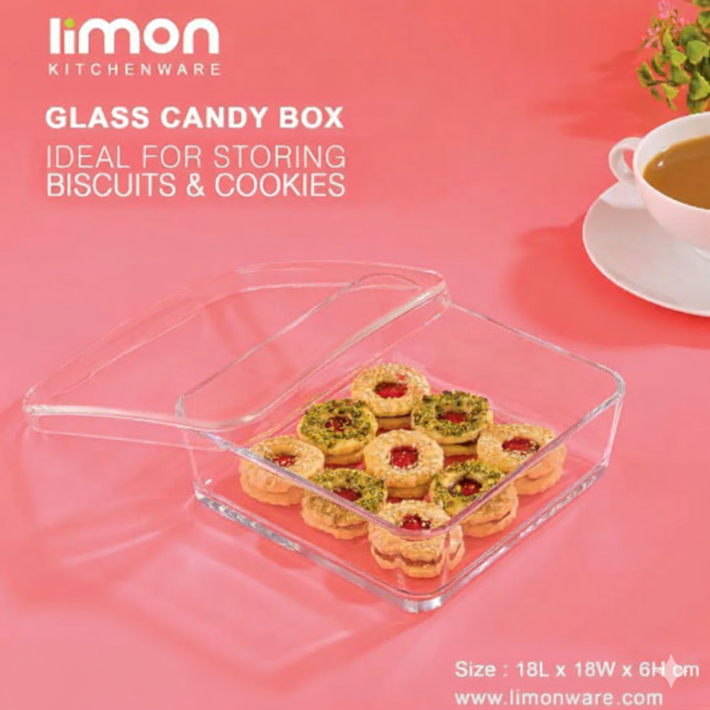 CrystalVault Premium Glass Snack Box – Elegant Storage Container | Adornia.pk