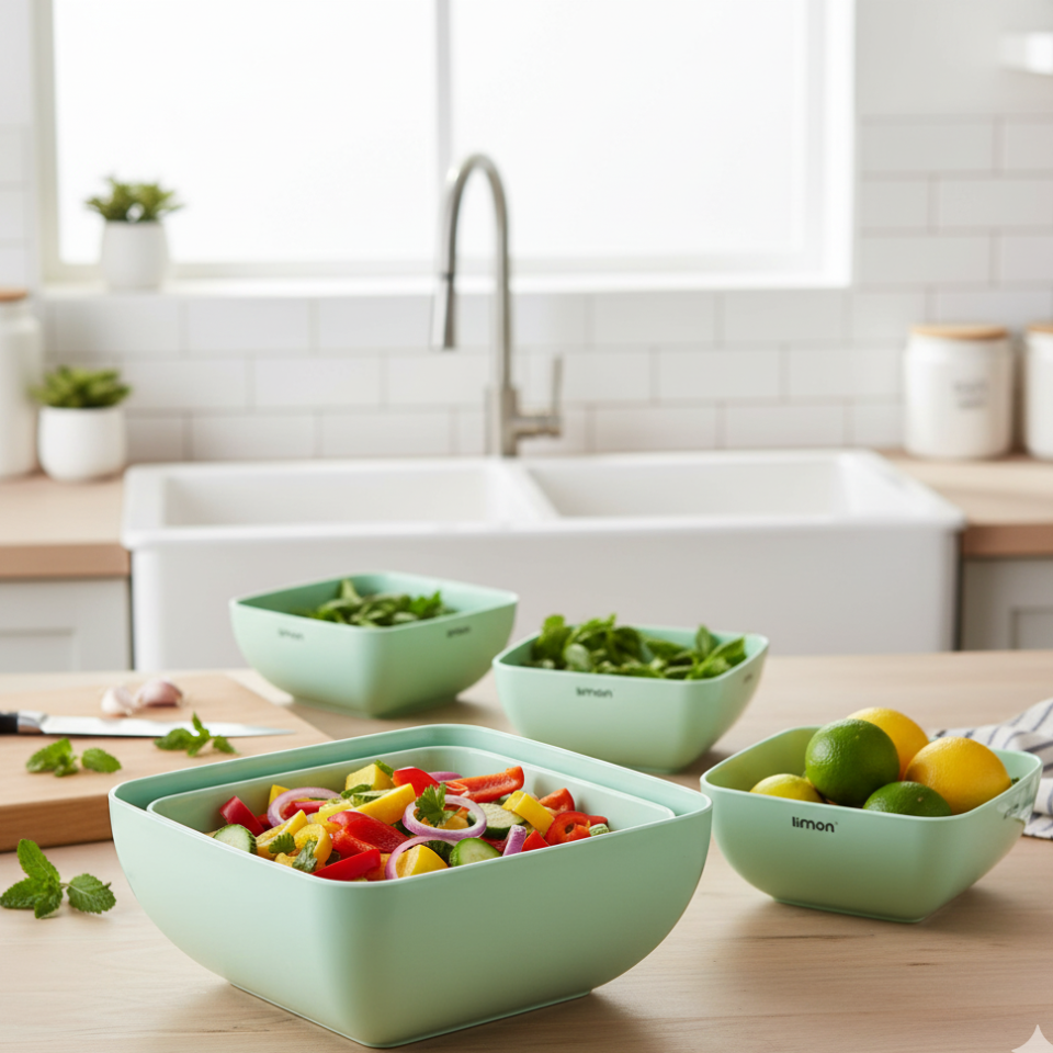 Eleganza 4-Piece Bowl Set (99635) by Limon