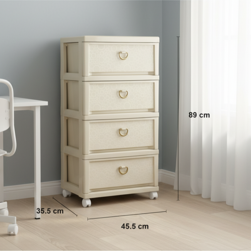 EleganTower Multi-Tier Storage Organizer – Stackable Home & Office Solution | Adornia.pk