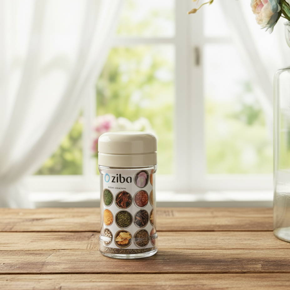 3-Way Crystal Seasoning Shaker (31100) by Ziba