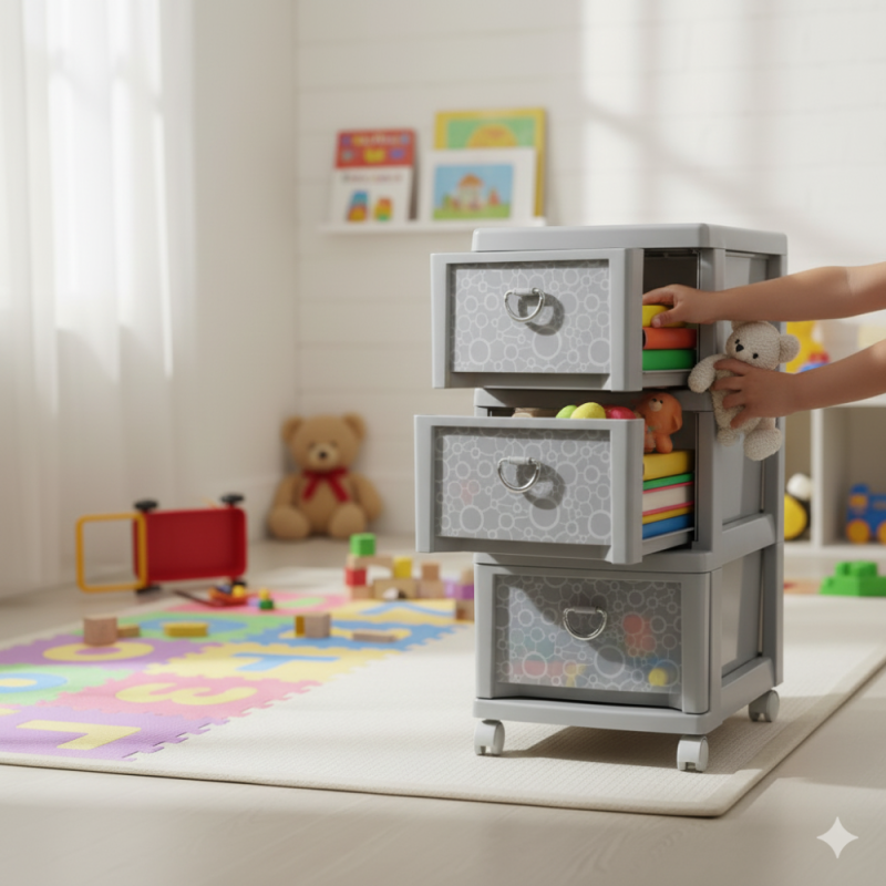 SmartStack Multi-Tier Storage Organizer – Space-Saving Home & Office Solution | Adornia.pk