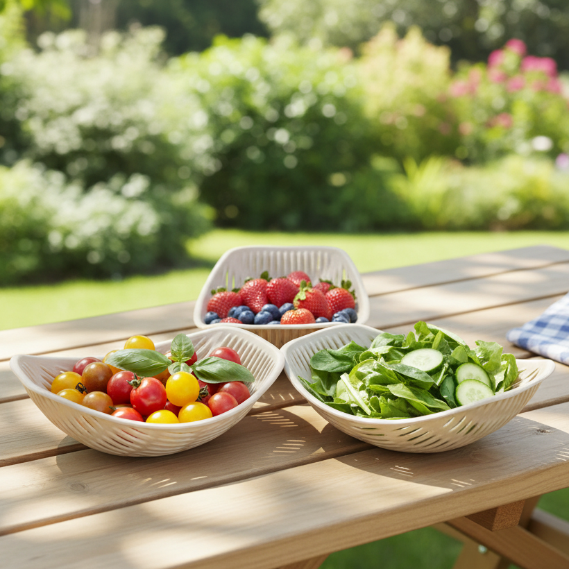 3-Piece Bamboo Multiuse Basket Set (139235) by Limon