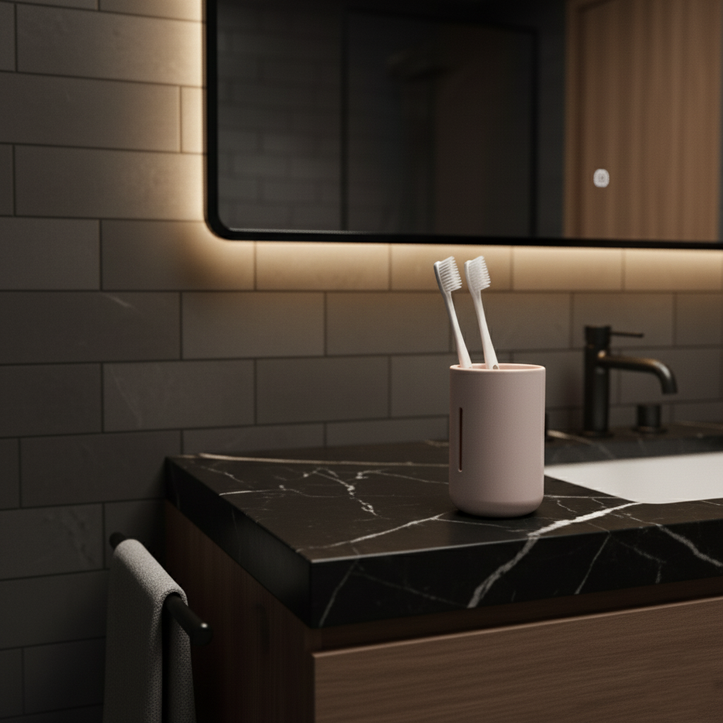 Circular Style Bathroom Essentials Set (6-Piece)