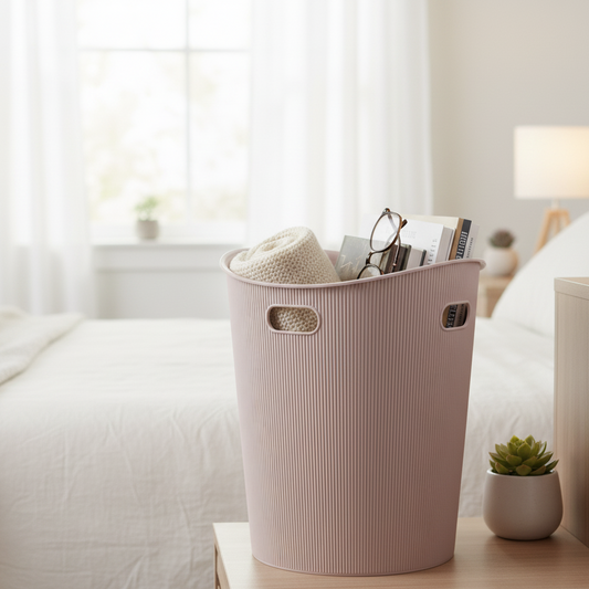 Fluted Waste Bin / Utility Basket by LIMON