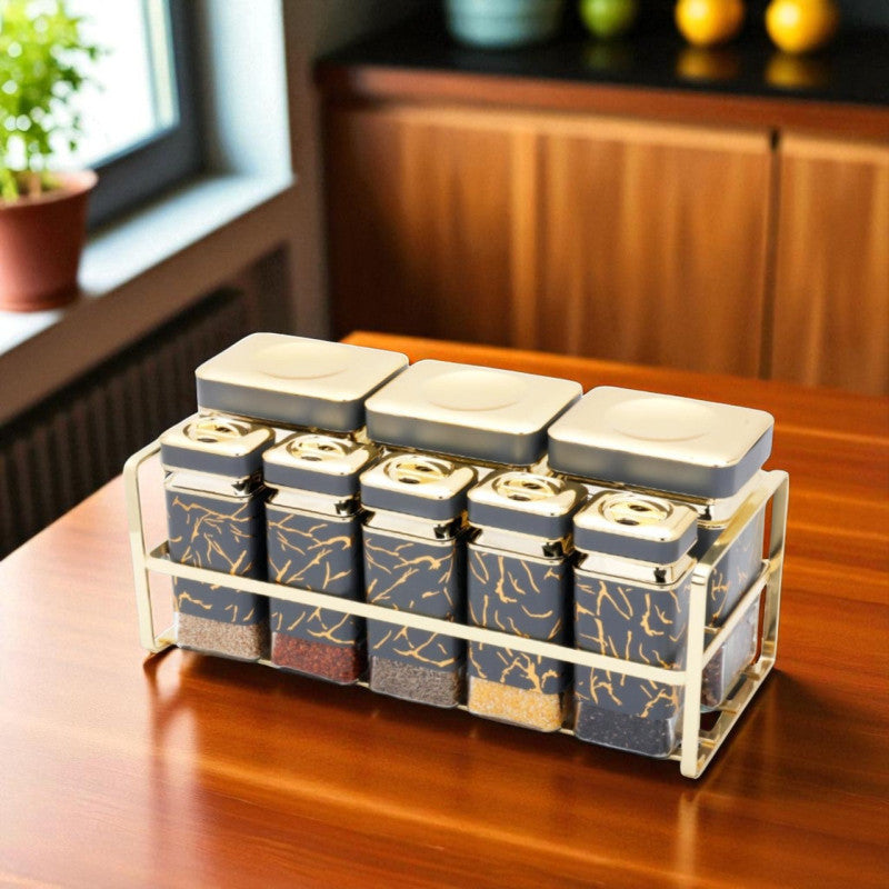 Luxury Canister Sets - Marble (08 Pcs)