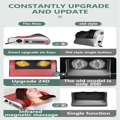 عروض شركة Myk على جهاز التدليك الحراري لتخفيف آلام العضلات للاستخدام في المنزل والسيارة والمكتب