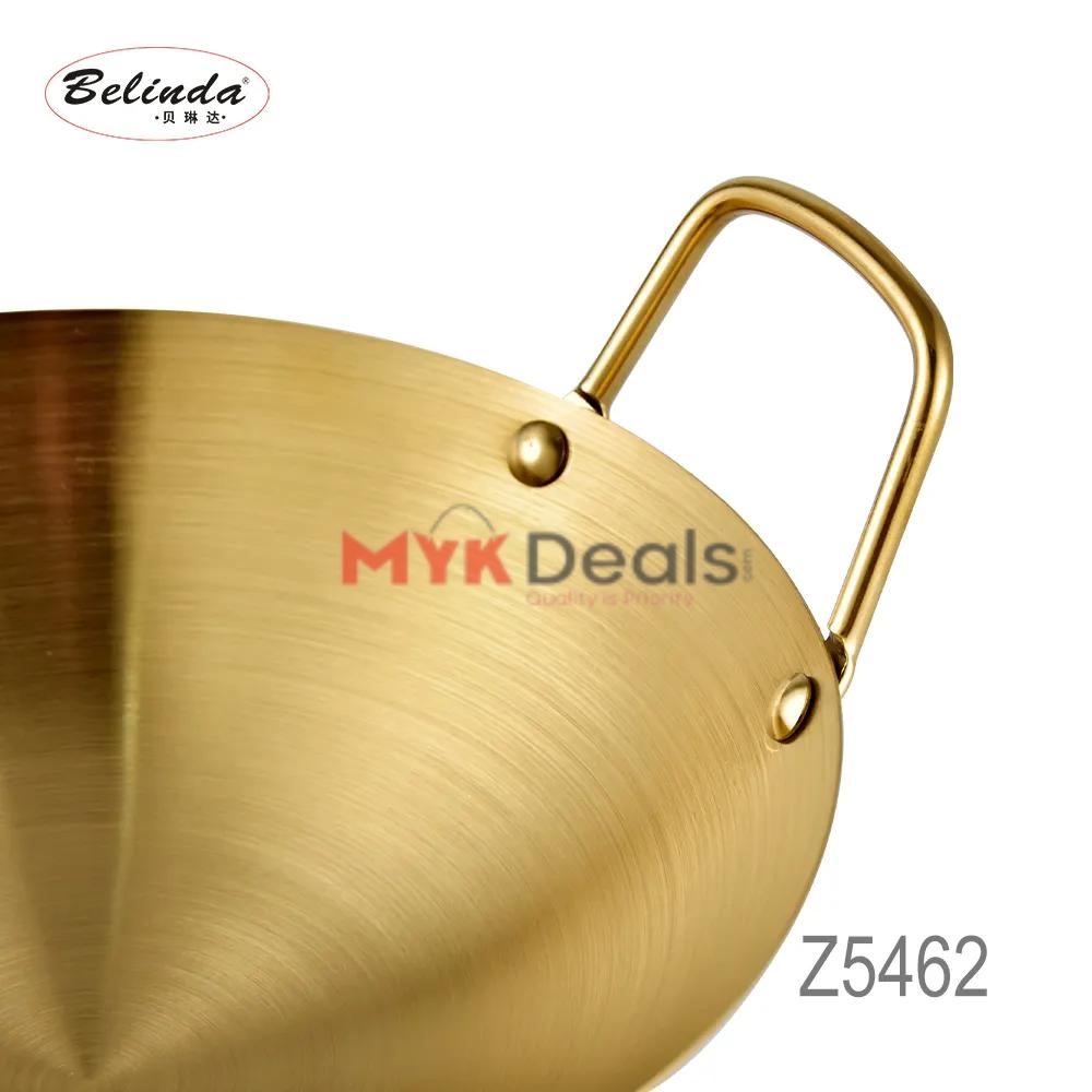 Electroplated Golden Chef Wok