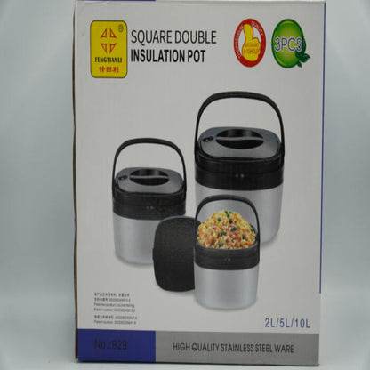 Square Hotpot 3-Pcs Set