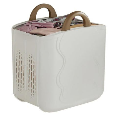 Hanging Laundry Hamper with Carry Handle | Foldable Plastic Laundry Basket & Wall Storage Organizer
