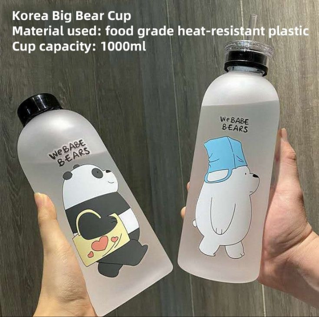 We Bare Bear Water Bottle