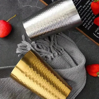 زجاج ذهبي ذو نسيج مطروق