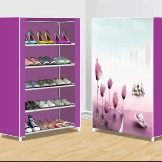 6 layer Printed Shoe Rack