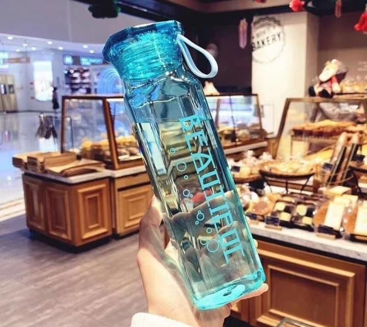 (Beautiful) Glass water bottle