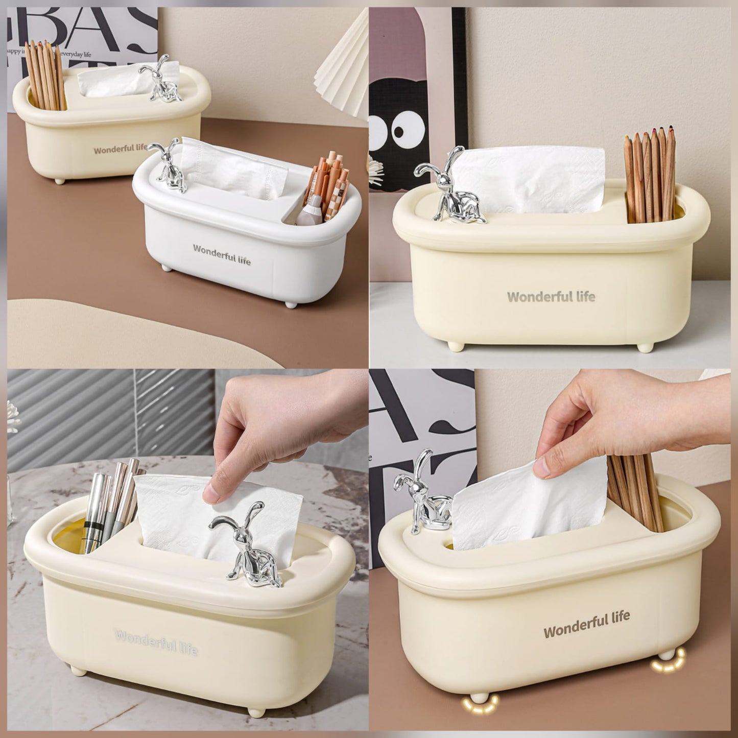 Bath Tub Design Tissue Box