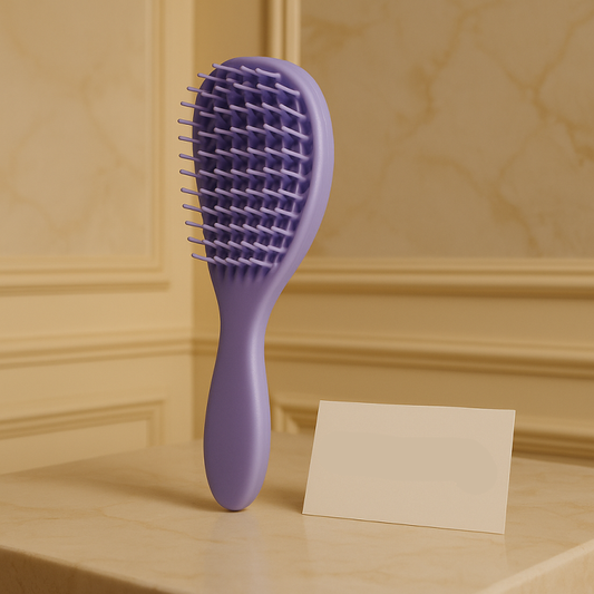 Luxury Lavender Detangling Hair Brush – Premium Anti-Frizz Styling Comb