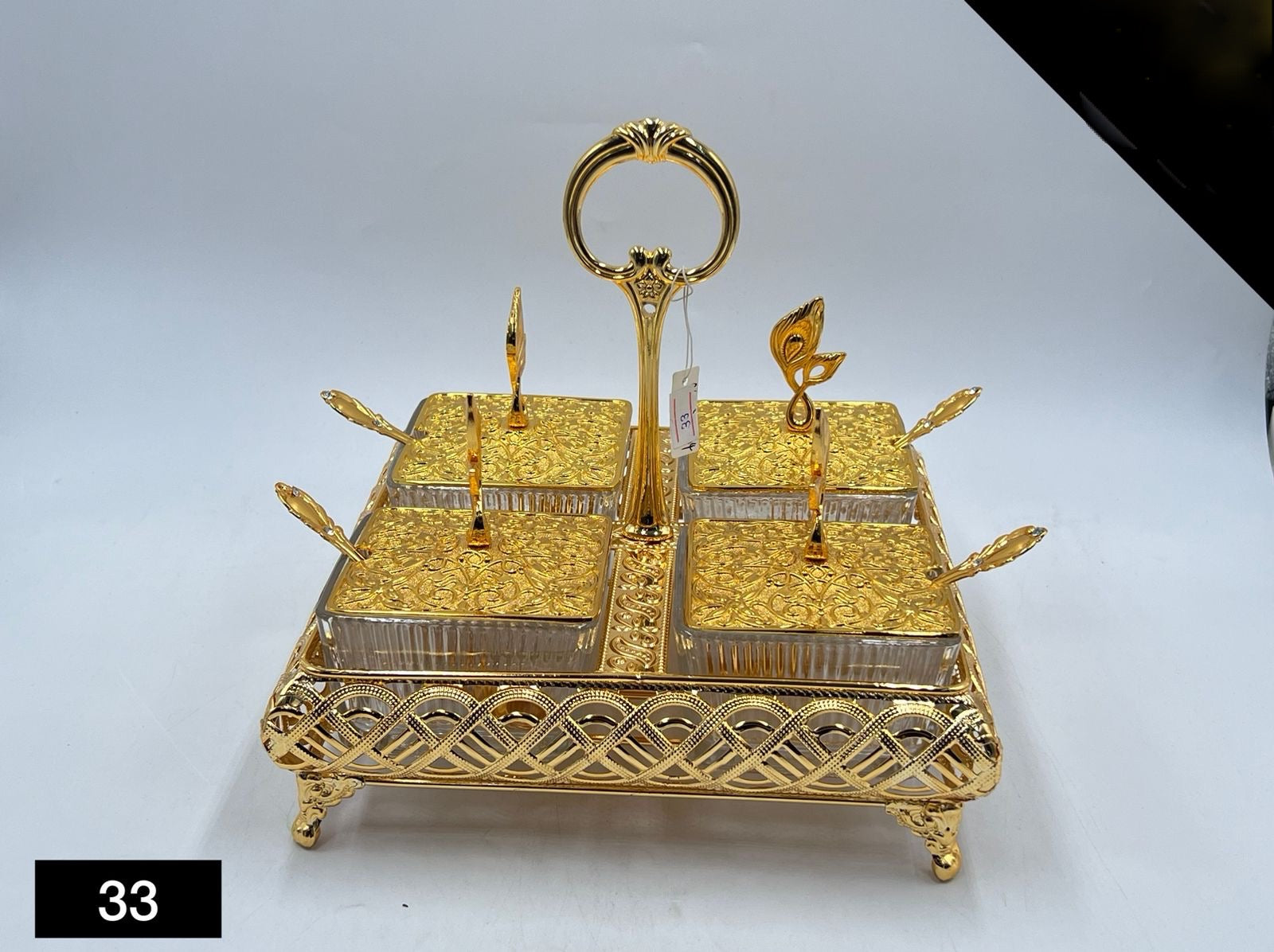 Royal Golden Partition Jar Set