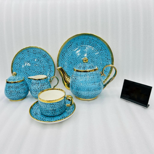 Bone China 24 Pcs Tea Set in Hand Painted Pattren