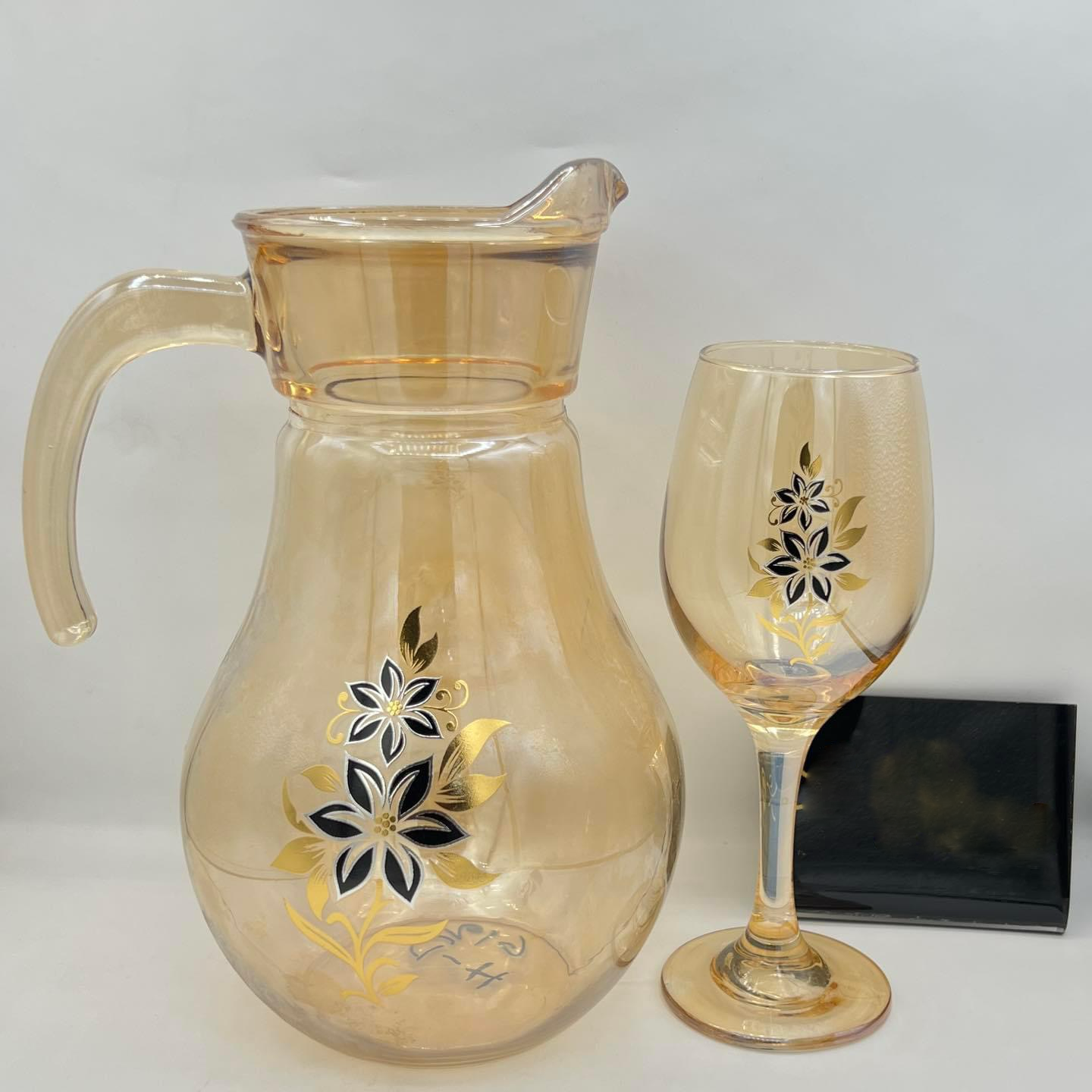 ROYAL GOLD 7PC WATER SET