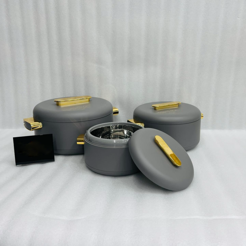 Colorful 3 Pcs Hot Pot Set