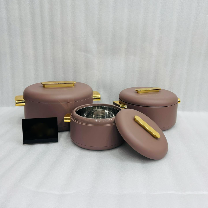 Colorful 3 Pcs Hot Pot Set