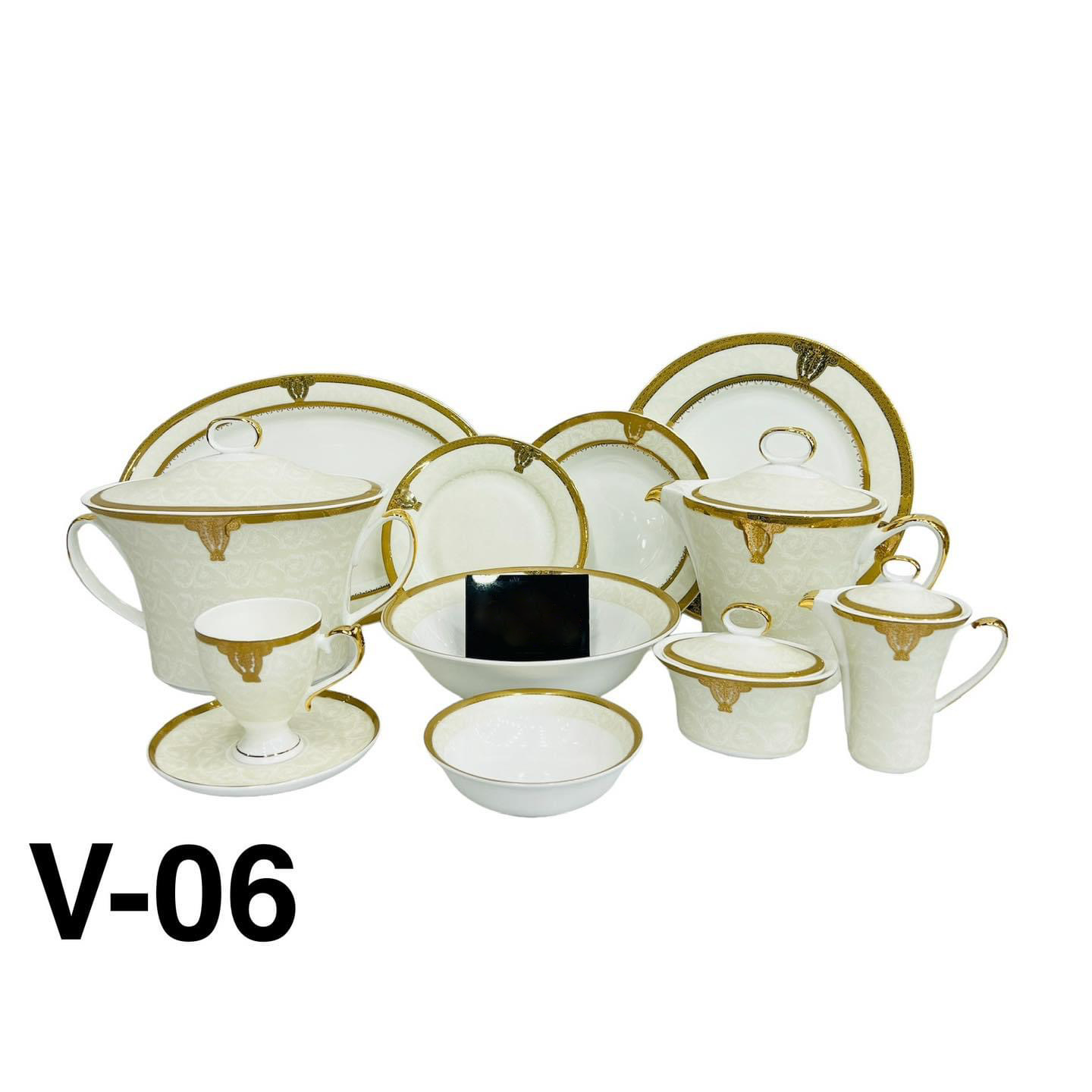 Luxury Style 61Pcs Dinner Set