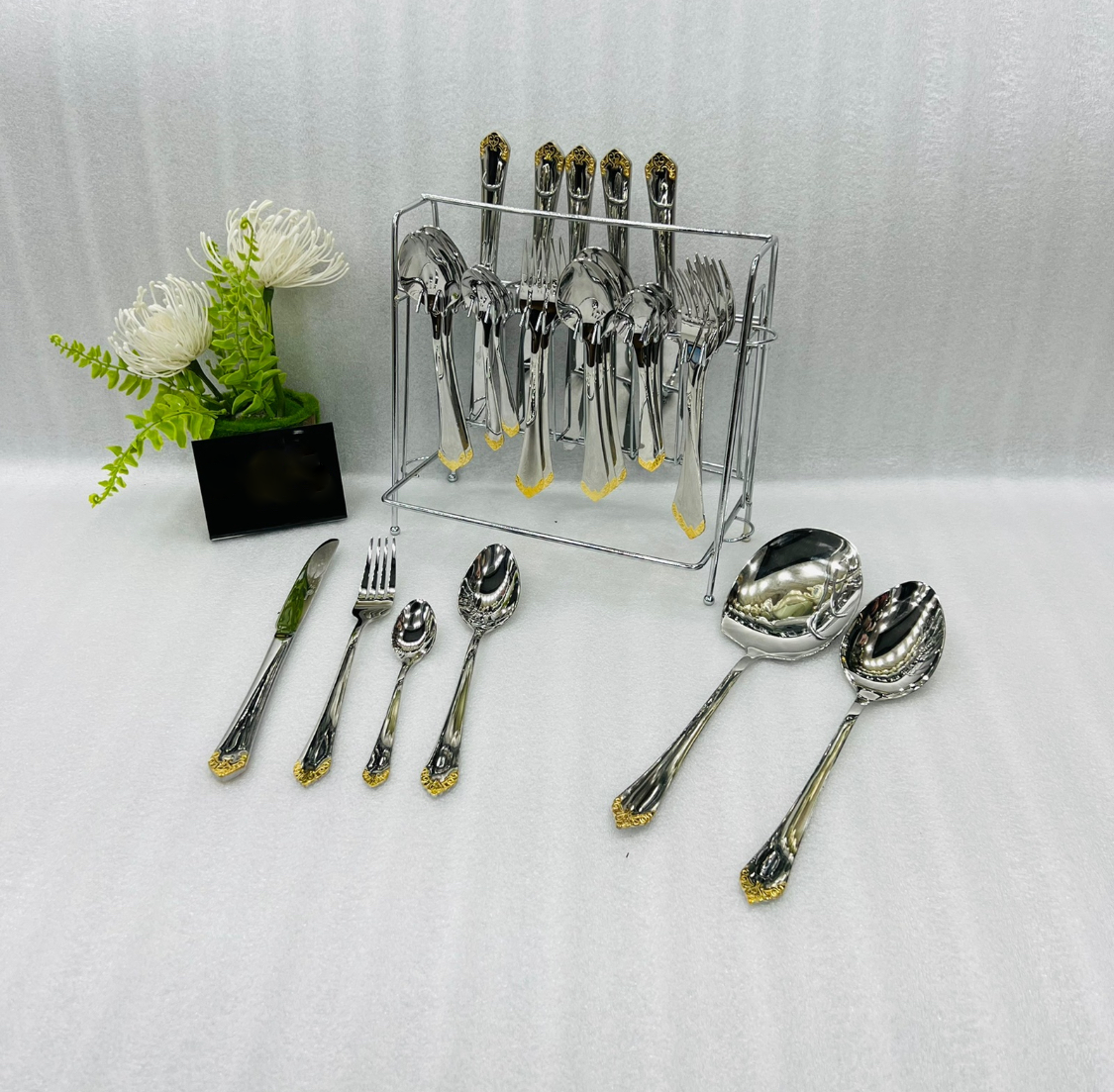 26 Pcs Shine Cutlery Set