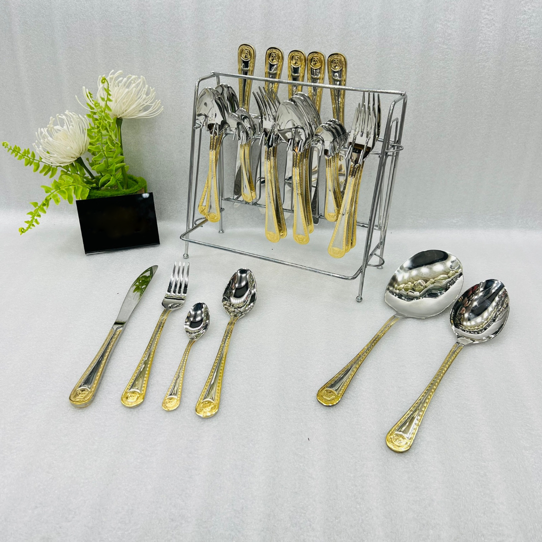 26 Pcs Shine Cutlery Set