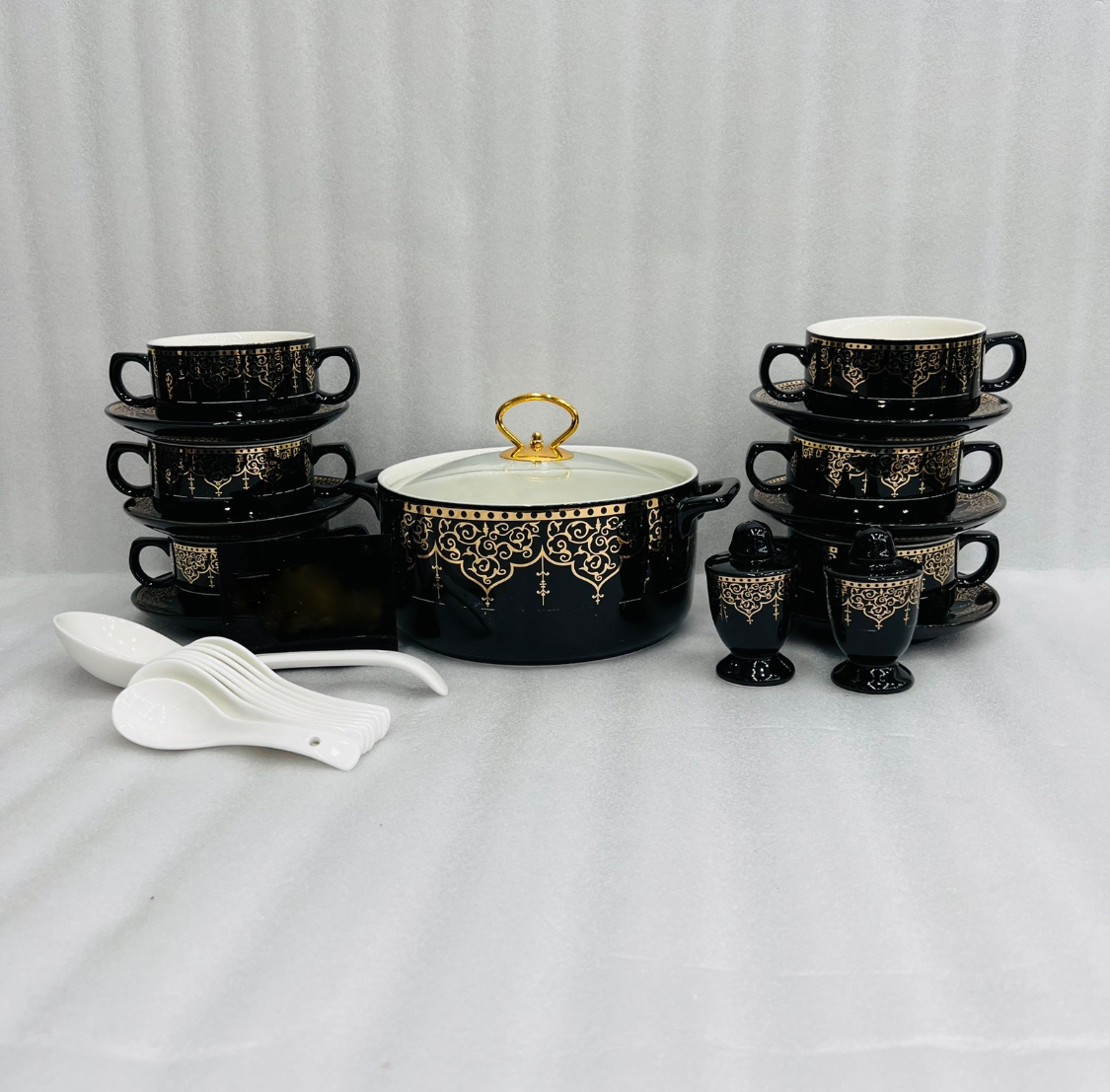 23 Pcs Printed Soup Set