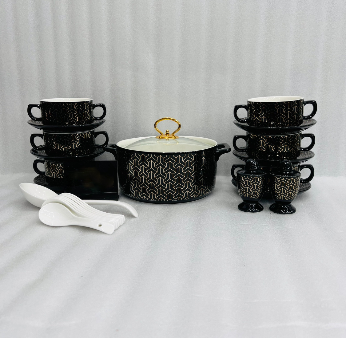 23 Pcs Printed Soup Set