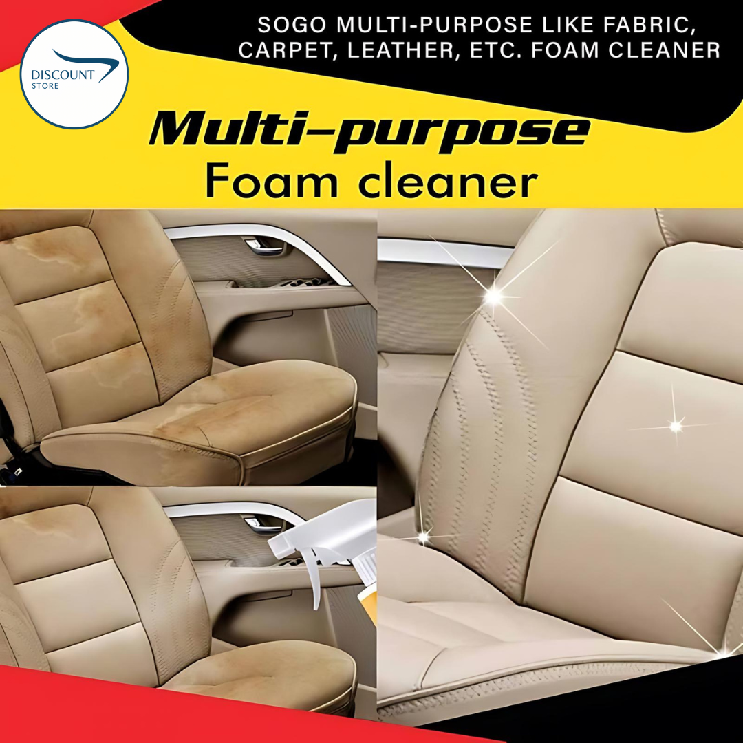 SOGO MULTI-PURPOSE LIKE FABRIC, CARPET, LEATHER, ETC. FOAM CLEANER –