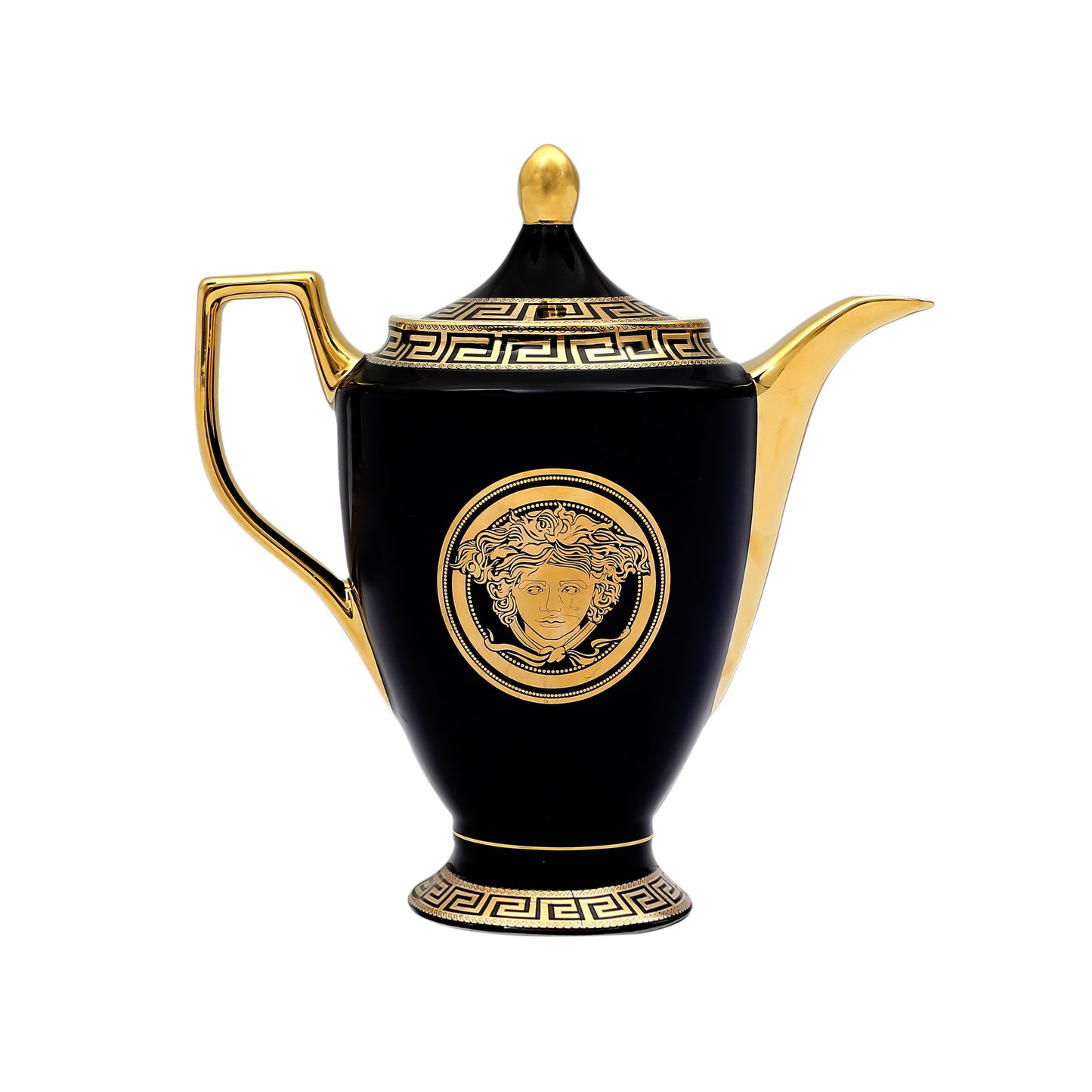 15-Piece Versace-Inspired Bone China Tea Cup & Saucer Set