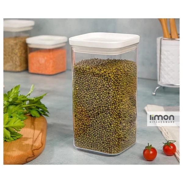 Airtight Clear Stackable Jar by Limon