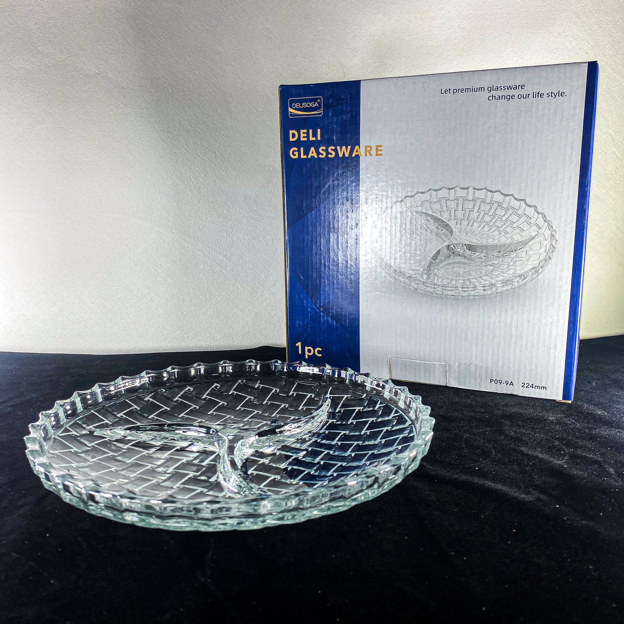 Deluxe Crystal Serving Platter