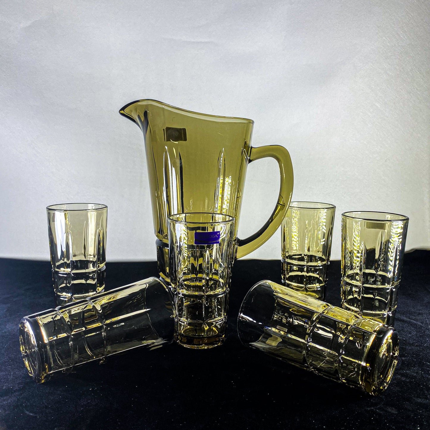 Water Jug Set with Six Glasses