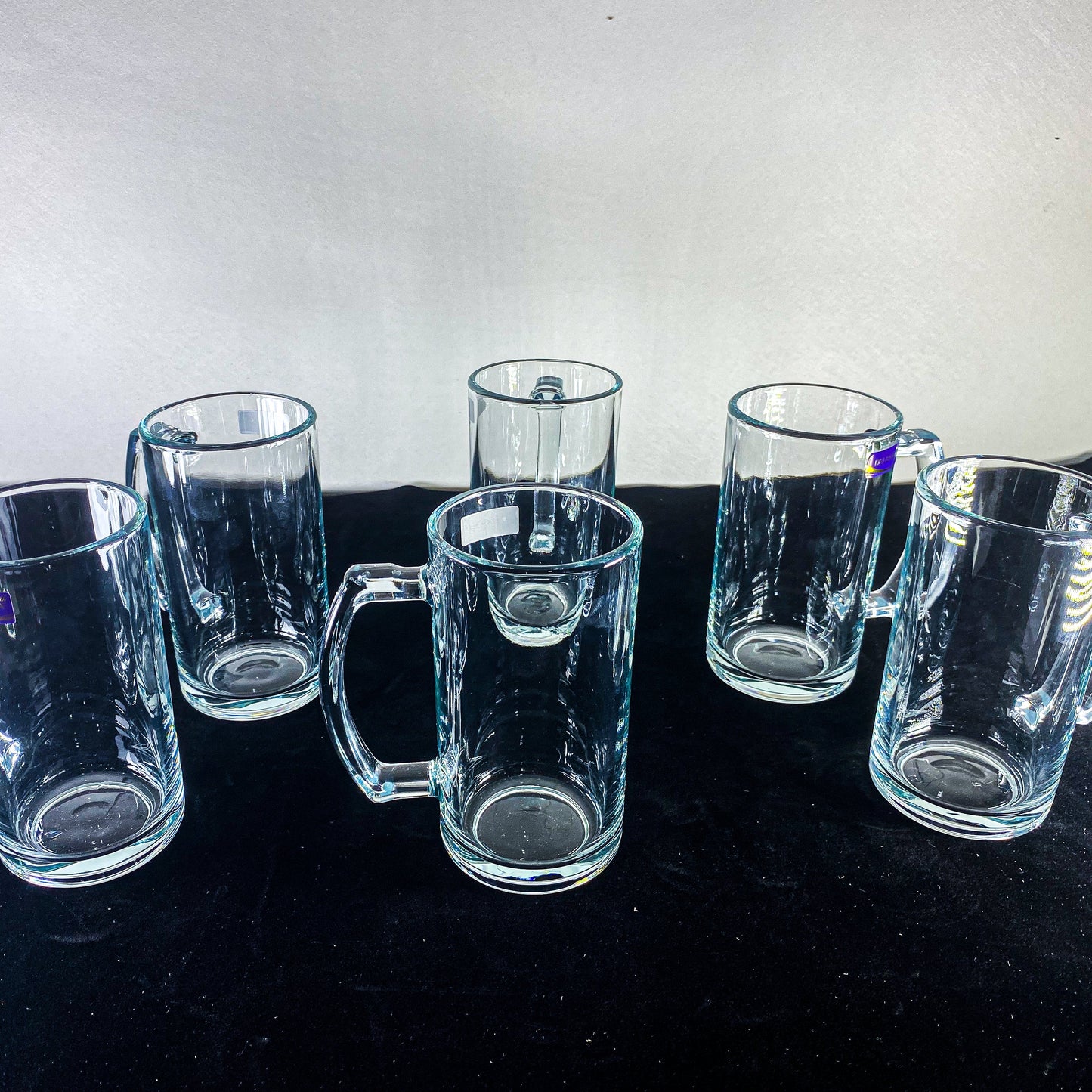 6 pcs Radiant Crystal Glass Mug Set for Water and Juice 400ml