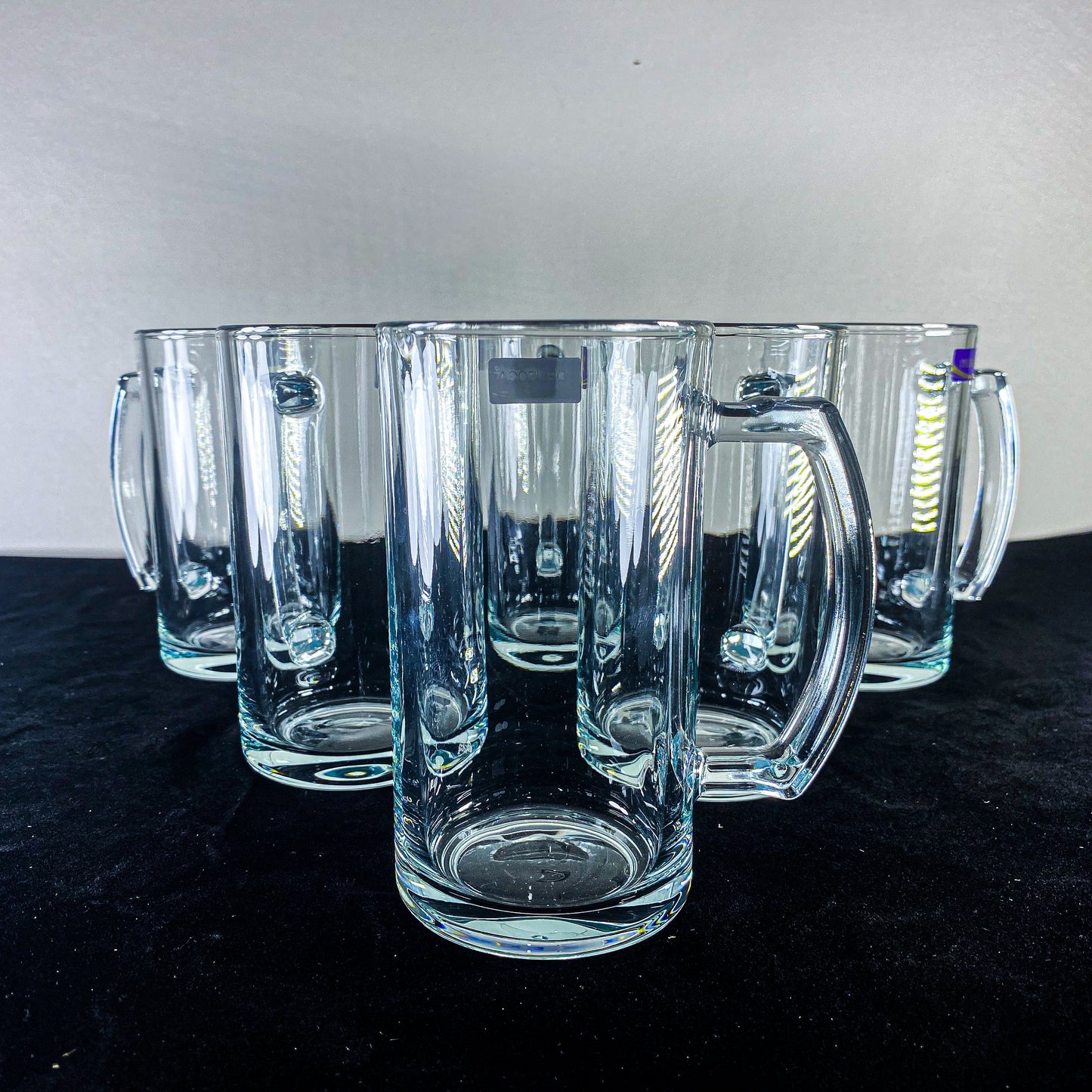 6 pcs Radiant Crystal Glass Mug Set for Water and Juice 400ml