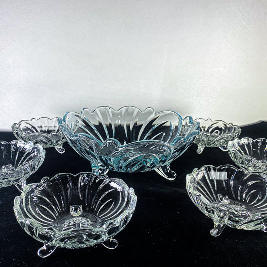 Set of 7 Glass Bowls ,custard set