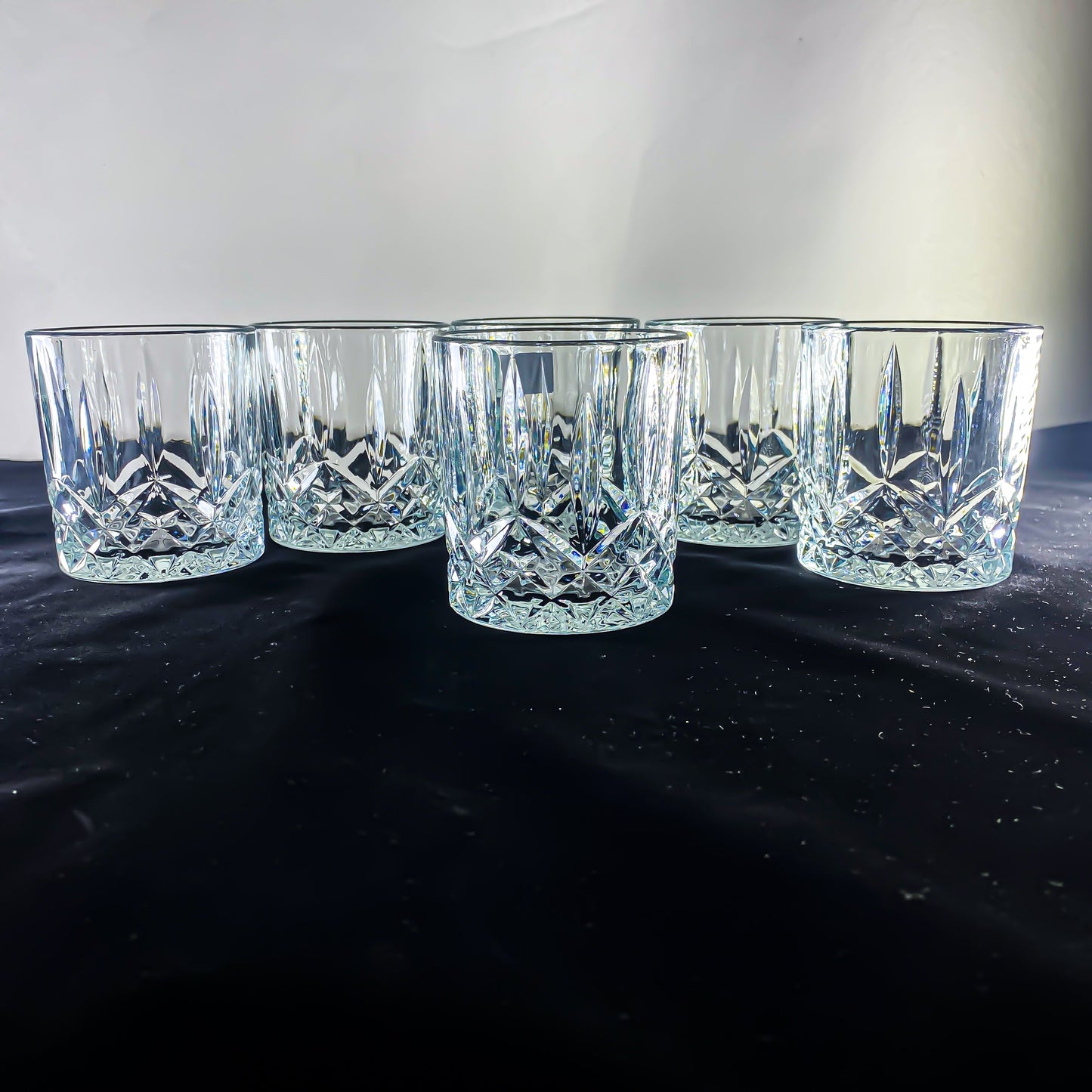 6 PCS CRYSTAL CLEAN GLASS FOR JUICE OR DRINK ETC 340ml