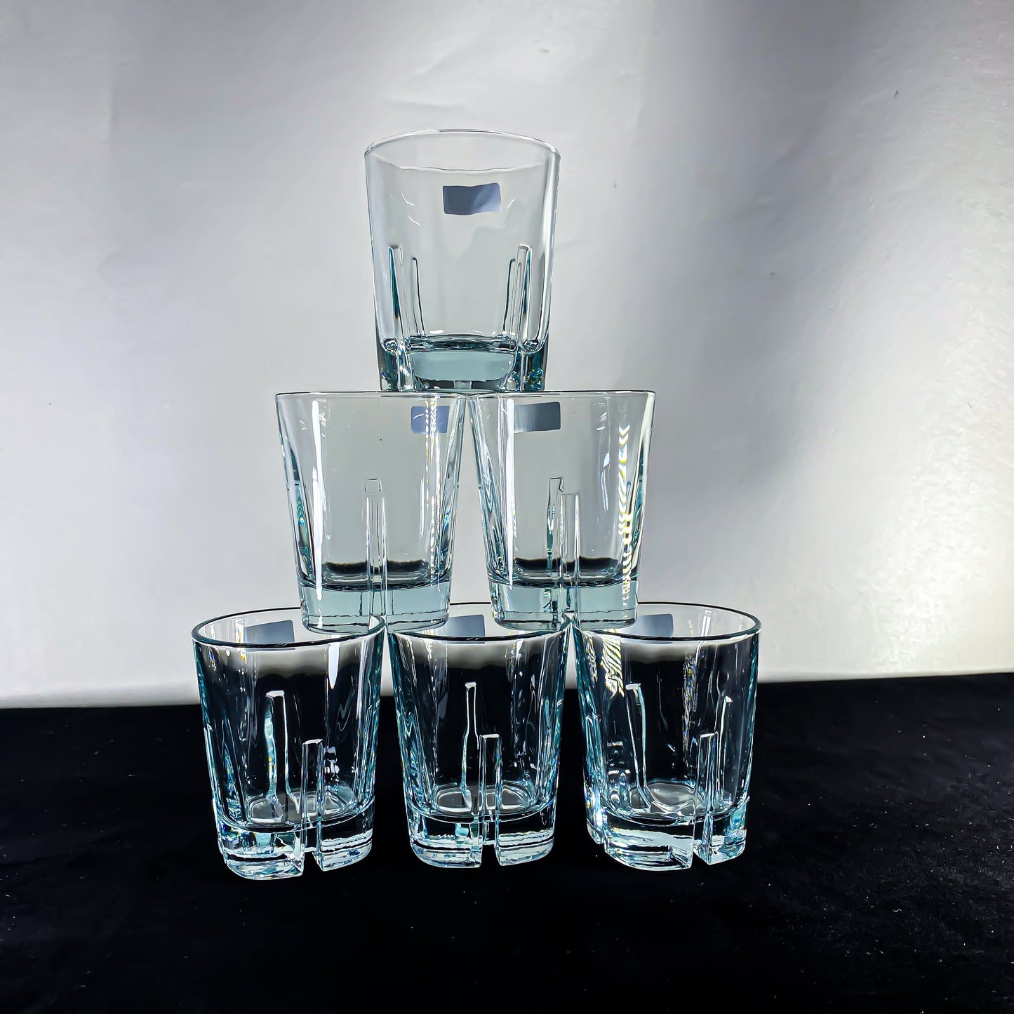 6 PCS CRYSTAL CLEAN WATER GLASS SET FOR JUICE OR DRINK ETC 200ml