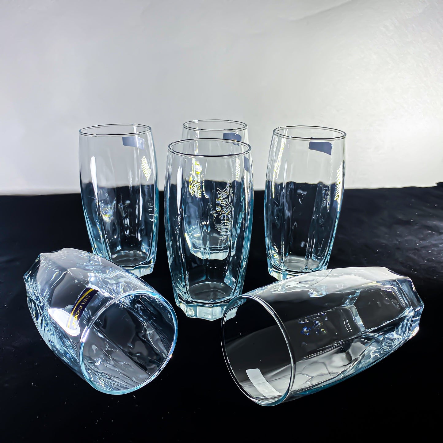 Aqua Elegance Drinking Glasses 365ml of Pure Style and Practicality