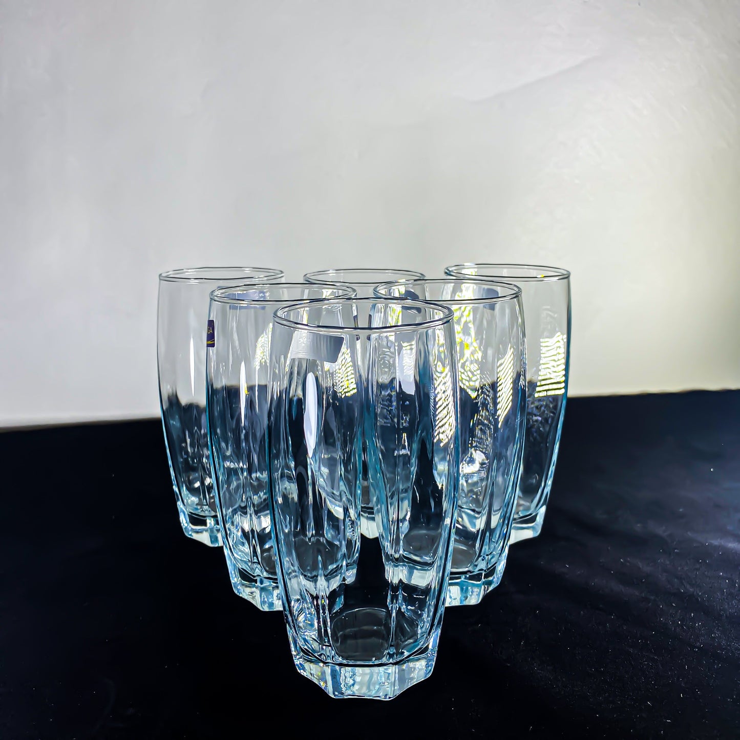 Aqua Elegance Drinking Glasses 365ml of Pure Style and Practicality