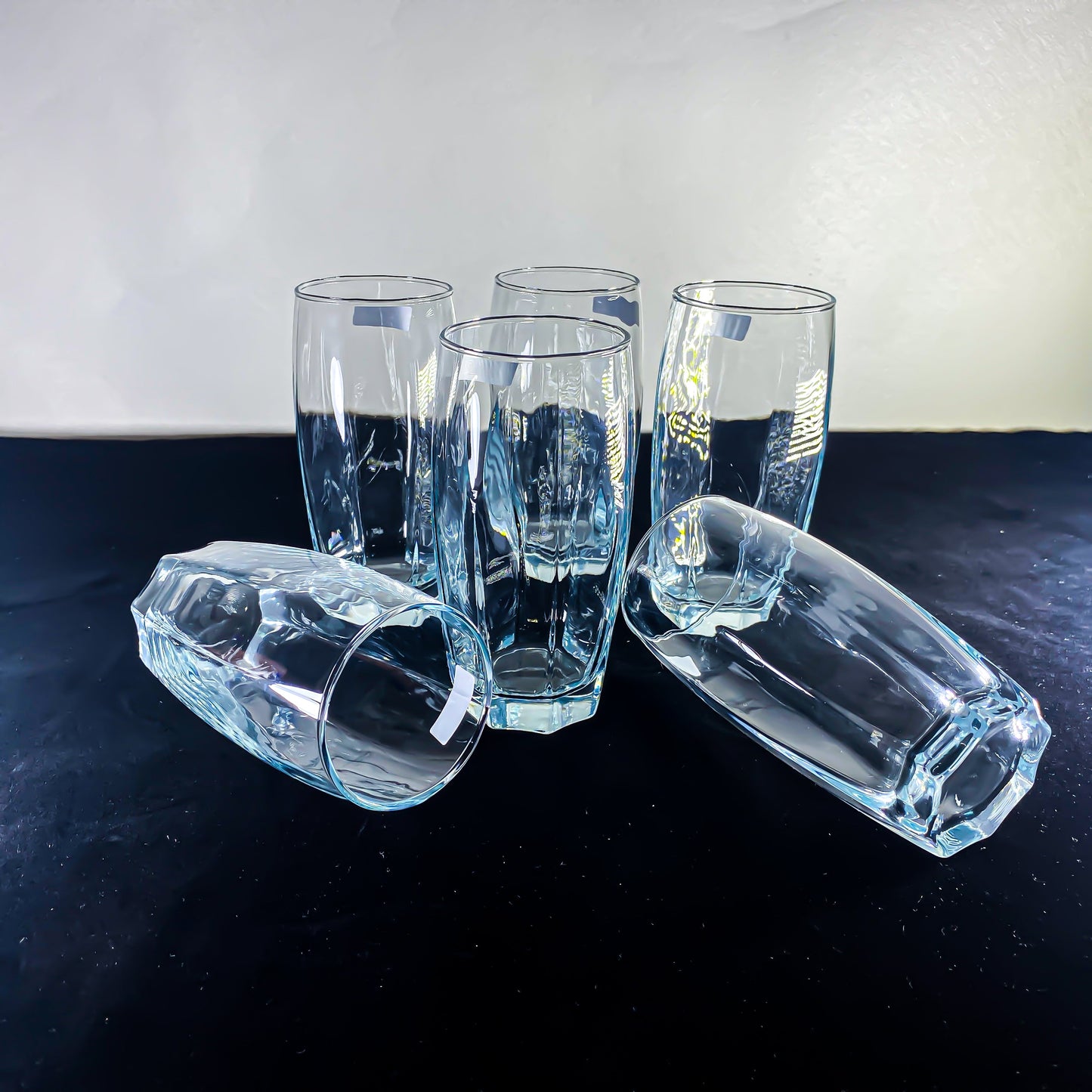 Aqua Elegance Drinking Glasses 365ml of Pure Style and Practicality