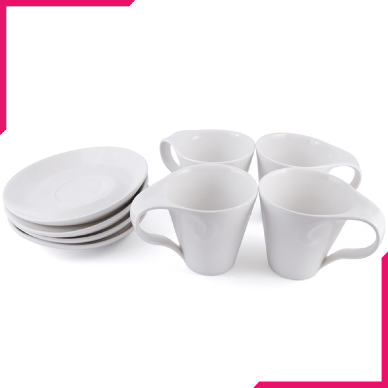 Symphony Cup/Saucer Set 8Pcs