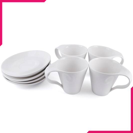 Symphony Cup/Saucer Set 8Pcs
