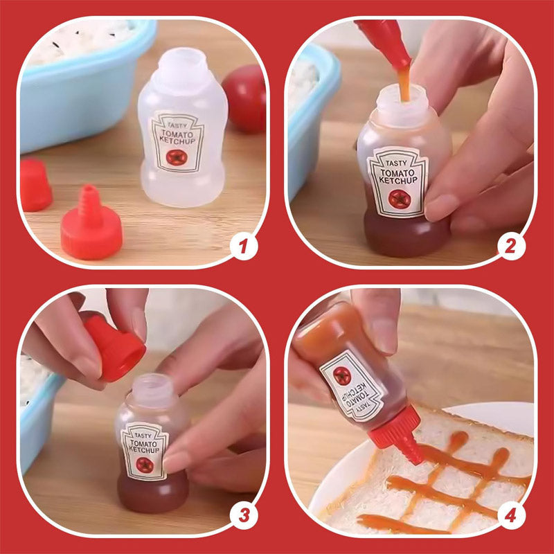 Large Plastic Squeeze Bottle Pack Of 4